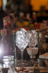 bartender's tools on the table