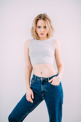 blonde beautiful girl