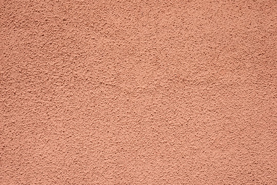 Plastered and painted terracotta wall for design, banner and layout.