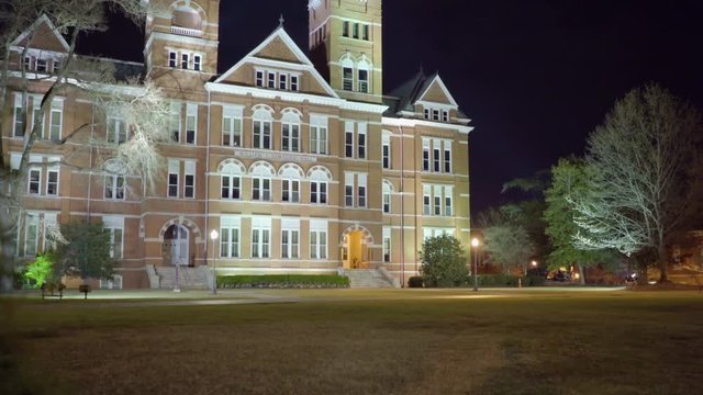 The Iconic Samford Hall On The Campus Of Auburn University