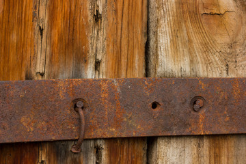 Ginger  wood with iron plank