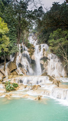 Fototapeta na wymiar Waterfall in Laos
