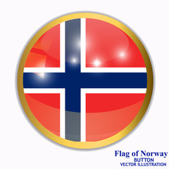 Obraz premium Banner with flag of Norway. Colorful illustration with flags for web design. Illustration with white background.