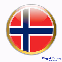 Obraz premium Banner with flag of Norway. Colorful illustration with flags for web design. Illustration with white background.