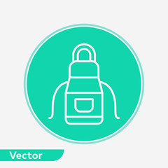 Apron vector icon sign symbol