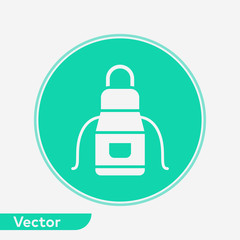Apron vector icon sign symbol