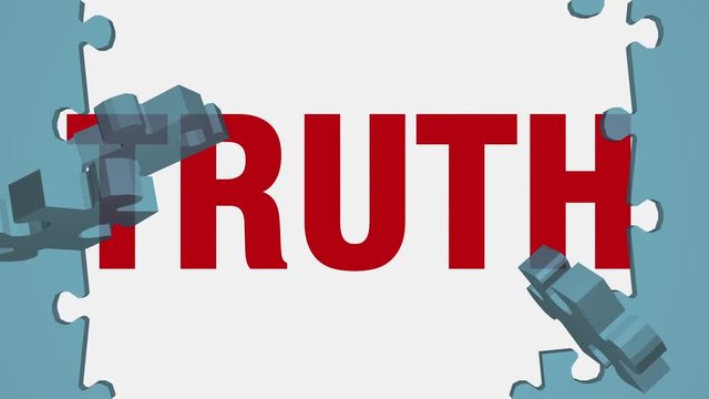 Truth concept pazzle