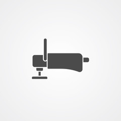 Polisher vector icon sign symbol