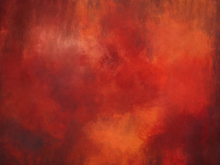 Painterly Background texture - Red and Orange