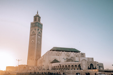 Fototapeta premium Hassan II Mosque in Casablanca, Morocco