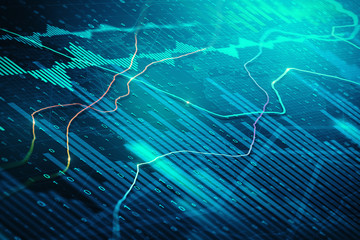 Trading and stock background