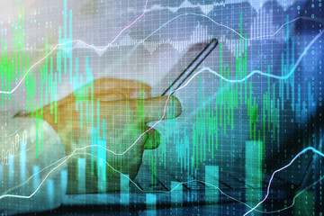 Analytics and economy concept