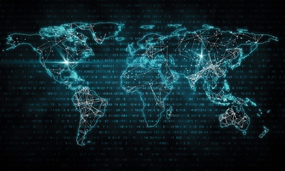 Internation ai and futuristic concept