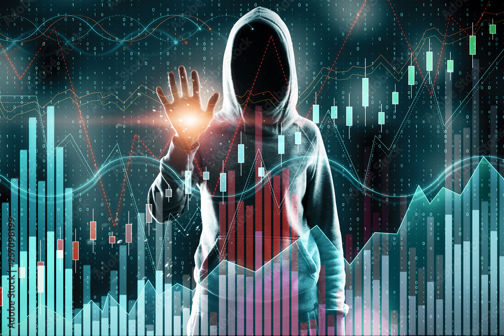 Poster hacking and broker concept