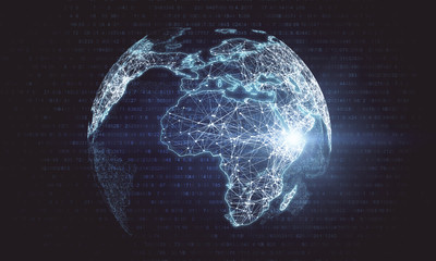 Internation ai and web concept