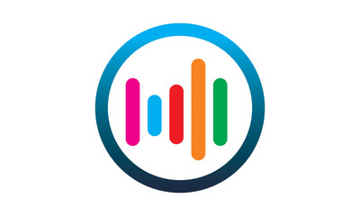 Obraz premium color chart logo