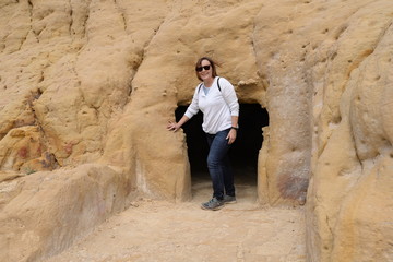 H&ouml;hle bei Matala, Kreta