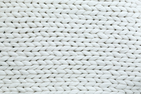 White texture background from merino blanket
