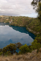 Fototapeta na wymiar Blue Lake, Mount Gambier, South Australia