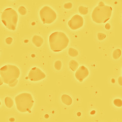 Swiss cheese, close up, texture. Cheese with holes. Food