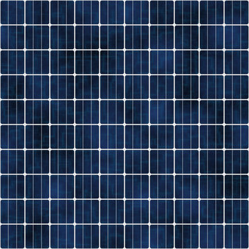 Solar panel, texture. Renewable energy, energy source. Photovoltaic solar panels absorb sunlight as a source of energy to generate electricity