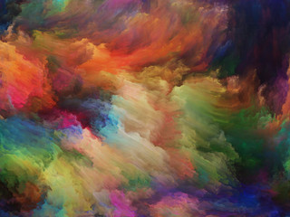 Obraz na płótnie Canvas Visualization of Digital Paint