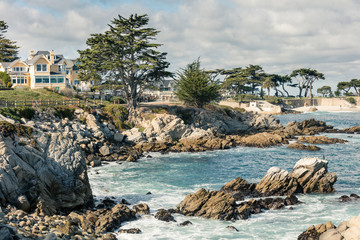 Obraz premium Rocky Monterey Coastline in California