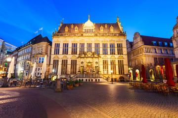 Naklejka premium Old town of Bremen, Germany