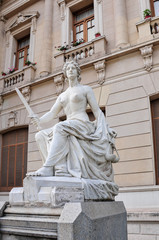statue. Palacio de Govierno,Palacio de Govierno