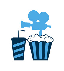 cinema menu illustration