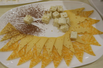  Cheese Served Plate A Great Appetizer for Beer