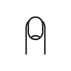 Nail icon.Vector illustration.