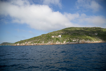 Naklejka premium island in the sea