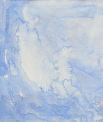 simply blue watercolor background for your design