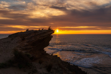 Cliff Sunset