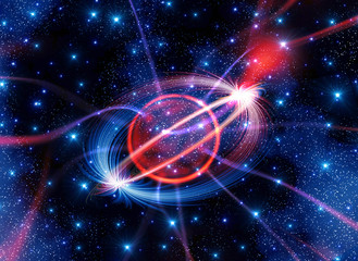 Obraz premium 光の世界