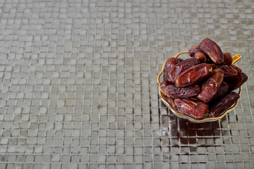Palm Dates on silver floor