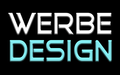 Fototapeta premium WERBEDESIGN EISBLAU