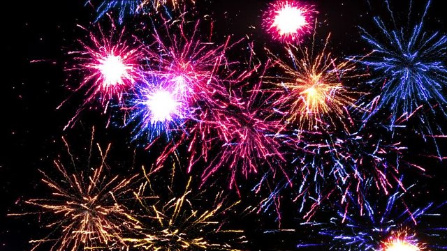 Fireworks Show - Sharp Vibrant Clean 4K LOOP