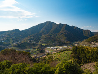 Fototapeta na wymiar Nagaozaka landscape in Japan