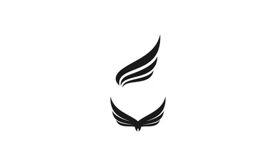 wing logo vector
