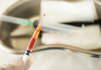 Lab working chemical testing medical,Colored liquids