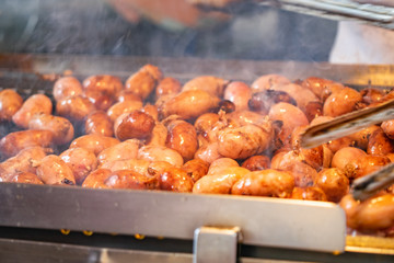 台湾 基隆 廟口夜市 ウインナー