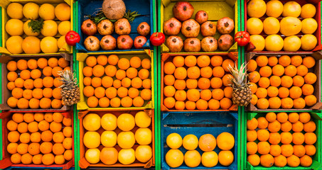 Fruit and vegetable market.