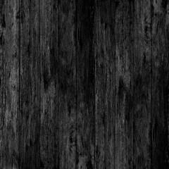 Black wood wall plank texture or background