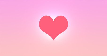 hearts on background