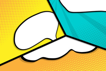 abstract pop art, comic book cartoon vector background