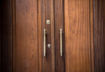 Obraz premium Closed And Locked Door