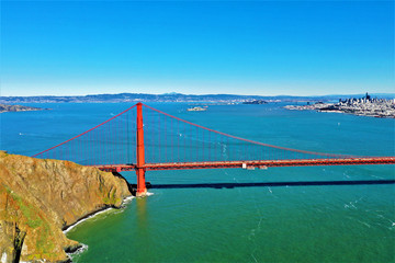 Golden Gate Bridge from above.. Amazing DJI Mavic 2 Photos