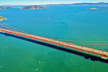 Golden Gate Bridge from above.. Amazing DJI Mavic 2 Photos
